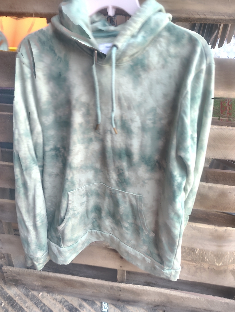 Old Navy Green Tie-Dye Hoodie